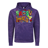 Cloud Purple sassy senorita Vintage Hoodie - LillyAllenDesigns