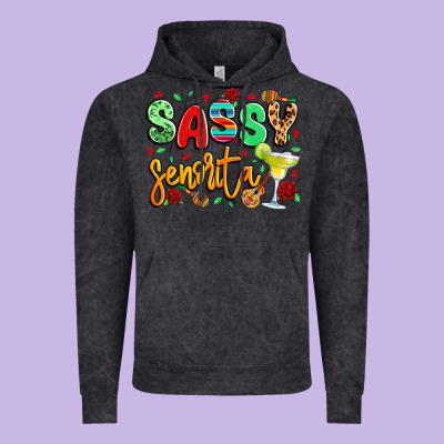 Sassy Senorita Vintage Hoodie Designed By Lillyallendesigns