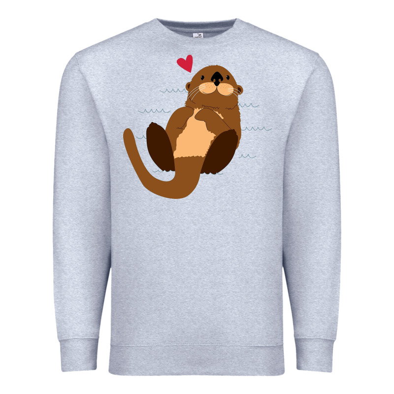 Otter Premium Sweatshirt by linhVisuals | Teevron