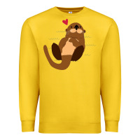 Lemon otter Premium Sweatshirt - linhVisuals