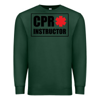 Sports Green cpr instructor Premium Sweatshirt - linhVisuals