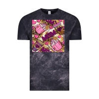 Cloud Black mom coffee cups with leopard seamless pattern bbs Vintage Tee - BundleAndBundleShop