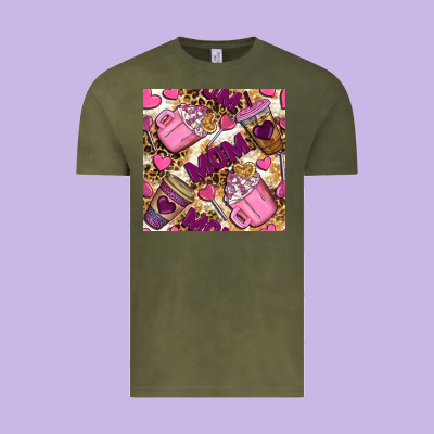 Mom Coffee Cups With Leopard Seamless Pattern Bbs Vintage Tee Designed By Bundleandbundleshop