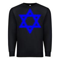 Black star of david Premium Sweatshirt - linhVisuals