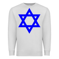 Dove Grey star of david Premium Sweatshirt - linhVisuals
