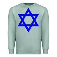 Seafoam star of david Premium Sweatshirt - linhVisuals