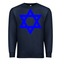 Navy star of david Premium Sweatshirt - linhVisuals