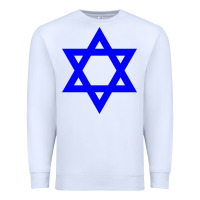 White star of david Premium Sweatshirt - linhVisuals