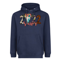 Navy 2022 senior bull skull Heavyweight Hoodie - JahusDesignShop