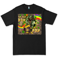 Black St. Pat Rex Day Premium Tee - CowGirlArtShop