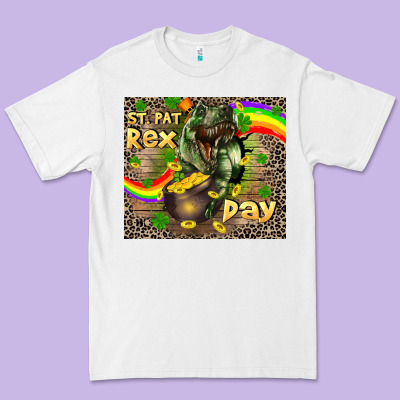 St. Pat Rex Day Premium Tee Designed By Cowgirlartshop