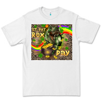 White St. Pat Rex Day Premium Tee - CowGirlArtShop