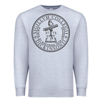 Heather Grey dickinson, college Premium Sweatshirt - linhVisuals