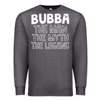 Charcoal Heather bubba, the man, the myth, the legend Premium Sweatshirt - linhVisuals