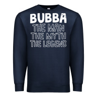 Navy bubba, the man, the myth, the legend Premium Sweatshirt - linhVisuals