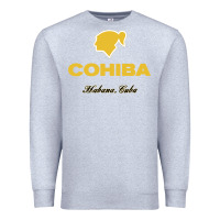 Heather Grey nice cohiba - habana cuba Premium Sweatshirt - linhVisuals