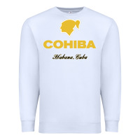 White nice cohiba - habana cuba Premium Sweatshirt - linhVisuals