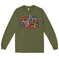 Army Green patriotic mama Long Sleeve Tee - BundleAndBundleShop