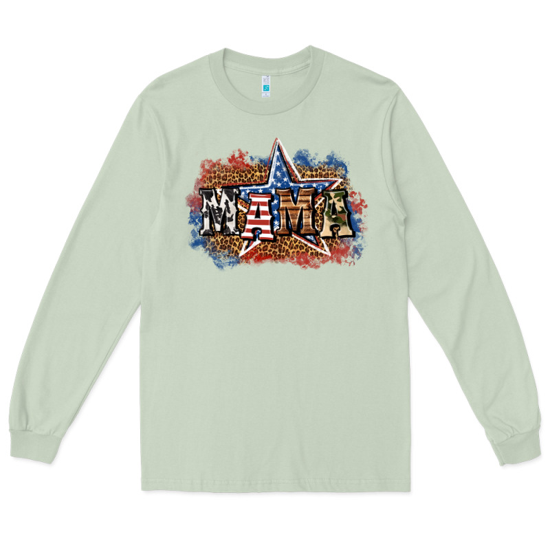 Patriotic Mama Long Sleeve Tee by BundleAndBundleShop | Teevron