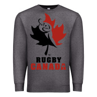 Charcoal Heather canada rugby Premium Sweatshirt - linhVisuals