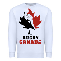 White canada rugby Premium Sweatshirt - linhVisuals