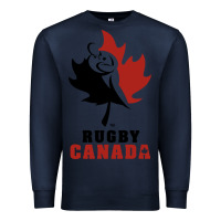 Navy canada rugby Premium Sweatshirt - linhVisuals