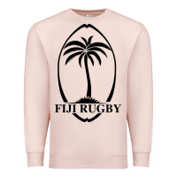 Pale Pink fiji national rugby Premium Sweatshirt - linhVisuals