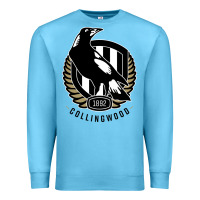 Ocean Blue collingwood fc Premium Sweatshirt - linhVisuals