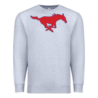 Heather Grey smu mu5t4ng Premium Sweatshirt - linhVisuals