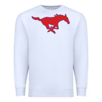 White smu mu5t4ng Premium Sweatshirt - linhVisuals