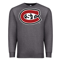 Charcoal Heather st cloud state huskies Premium Sweatshirt - linhVisuals