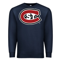 Navy st cloud state huskies Premium Sweatshirt - linhVisuals