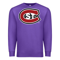 Purple st cloud state huskies Premium Sweatshirt - linhVisuals