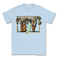 Dusty Blue Mama's boy Mother's Day Classic Tee - CowGirlArtShop