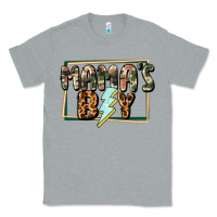 Heather Grey Mama's boy Mother's Day Classic Tee - CowGirlArtShop
