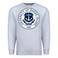 Heather Grey university of rhode island Premium Sweatshirt - linhVisuals