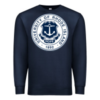 Navy university of rhode island Premium Sweatshirt - linhVisuals