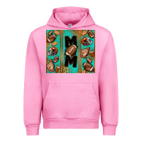 Fuchsia Pink American football mom Urban Hoodie - Jasminsmagicworld