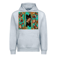 Heather Grey American football mom Urban Hoodie - Jasminsmagicworld