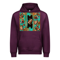 Mauve Wine American football mom Urban Hoodie - Jasminsmagicworld