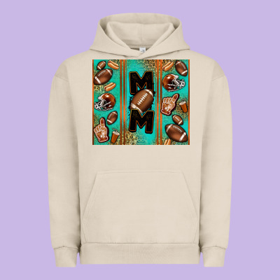 American Football Mom Urban Hoodie Designed By Jasminsmagicworld
