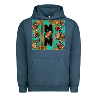 Pigment Midnight Navy American football mom Urban Hoodie - Jasminsmagicworld