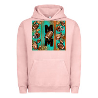 Pigment Salmon American football mom Urban Hoodie - Jasminsmagicworld