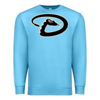 Ocean Blue D Backs Baseball Premium Sweatshirt - linhVisuals