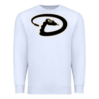 White D Backs Baseball Premium Sweatshirt - linhVisuals