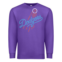 Purple The Blue Crew Baseball Premium Sweatshirt - linhVisuals