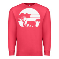 Cardinal elephant art Premium Sweatshirt - linhVisuals