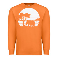 Carrot elephant art Premium Sweatshirt - linhVisuals