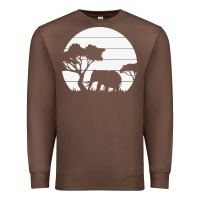 Chestnut elephant art Premium Sweatshirt - linhVisuals