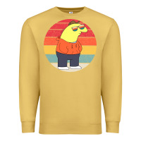 Antique Gold smiling friends Premium Sweatshirt - linhVisuals